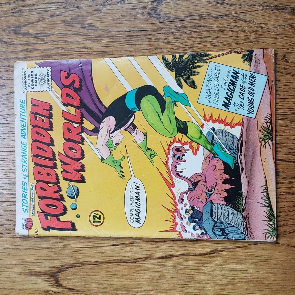 Vintage 60s Forbidden Worlds No. 127 American Comics Group Comic Book